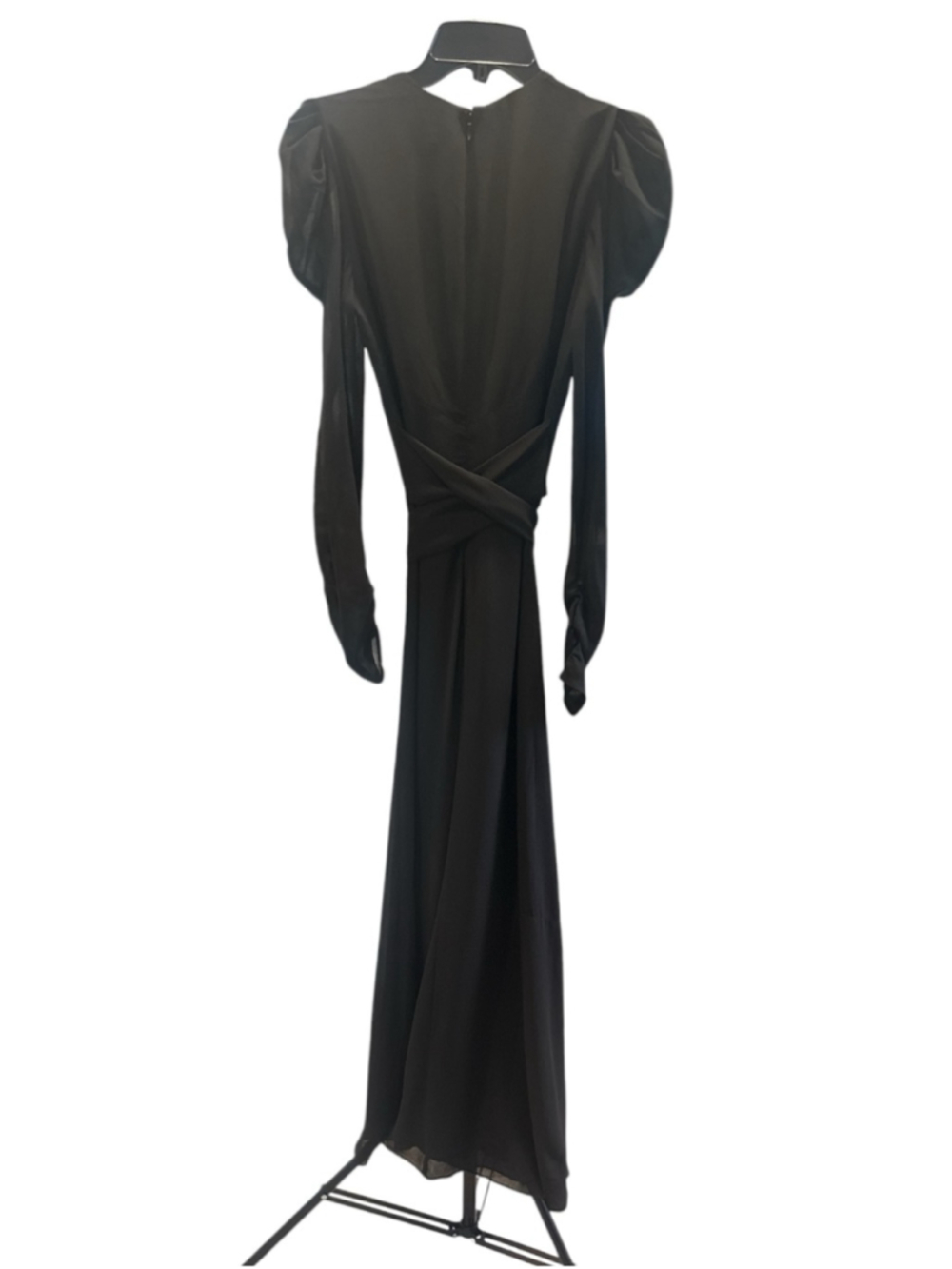 Ronny Kobo Bernadette Long Sleeved Attached Wrap Maxi Gown - Picture 6 of 13